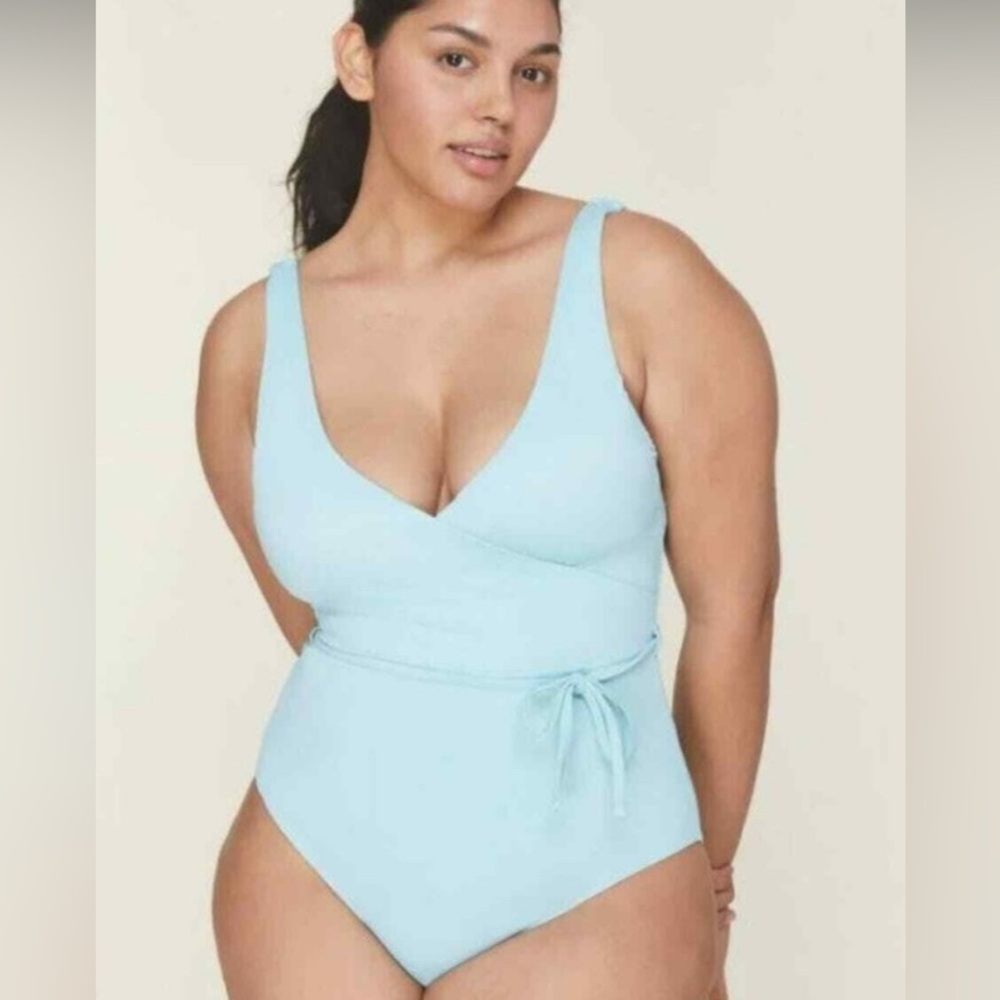 Andie Light Blue Women Swim One Piece
The Belmar one piece
